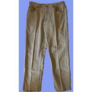 Lee Jeans Tan Regular Fit Men's 38 × 31  (E)